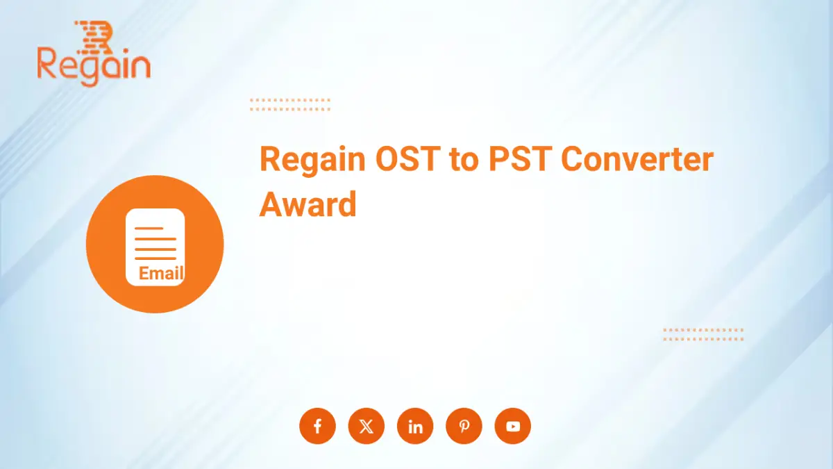 Regain OST to PST Converter Award