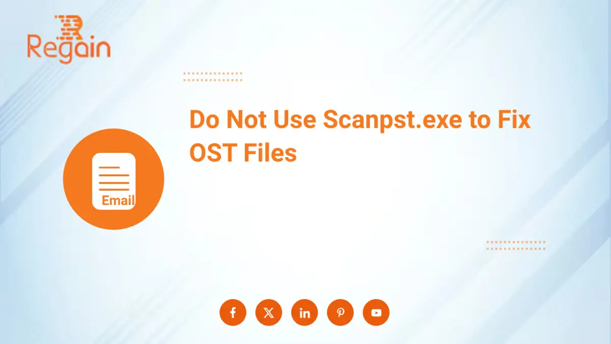 Do Not Use Scanpst.exe to Fix OST Files
