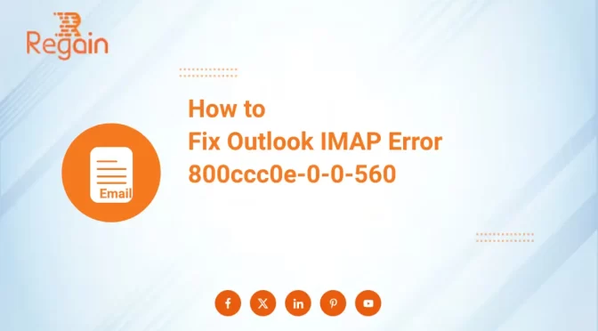 Fix Outlook IMAP Error 800ccc0e-0-0-560