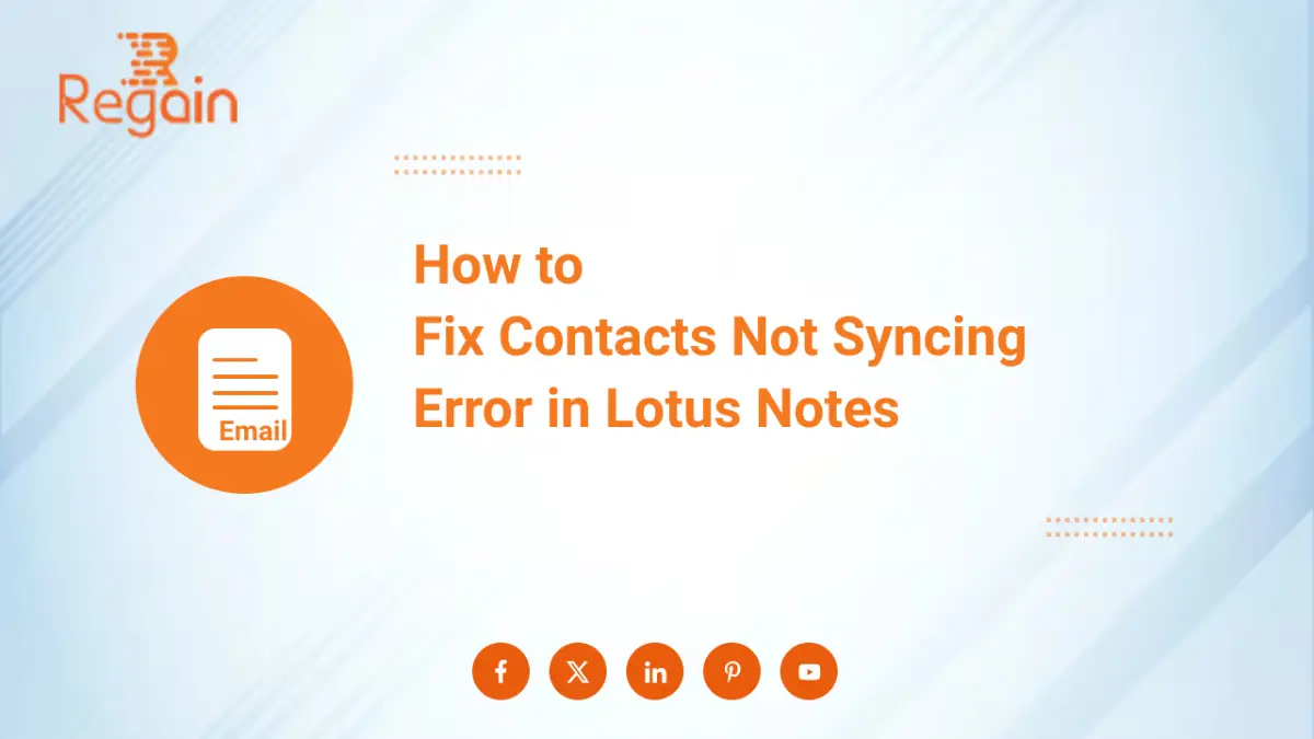 Fix Contacts Not Syncing Error in Lotus Notes