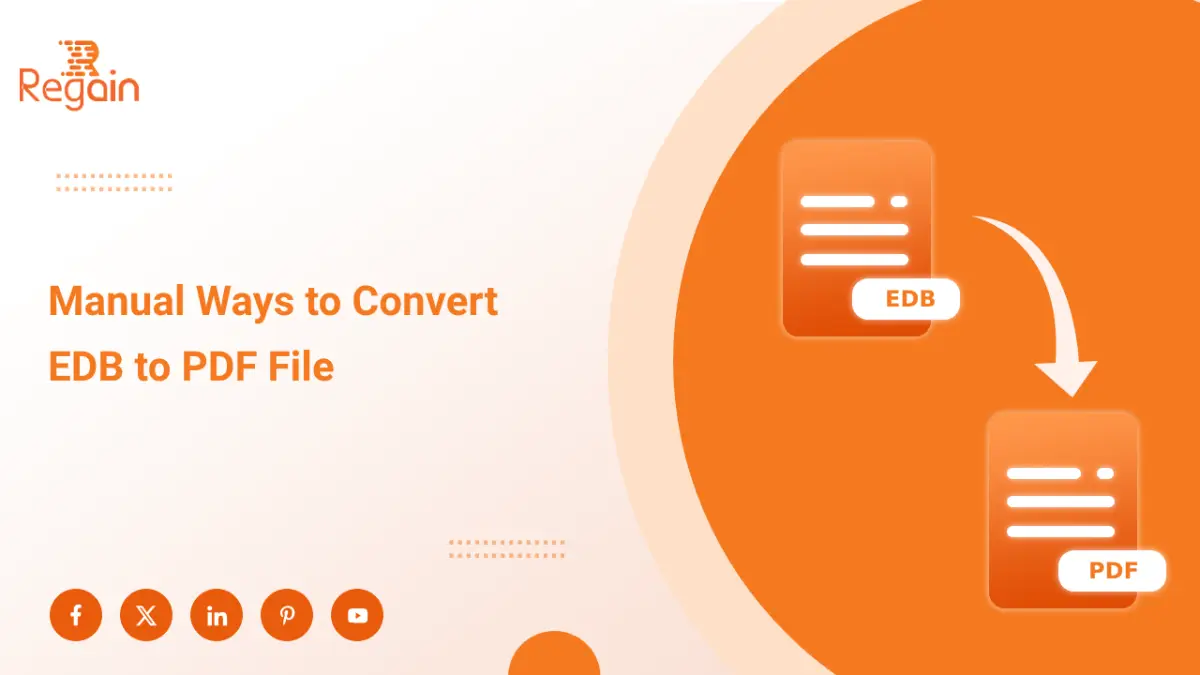 Manual Ways to Convert Exchange EDB to PDF file: A Comprehensive Guide
