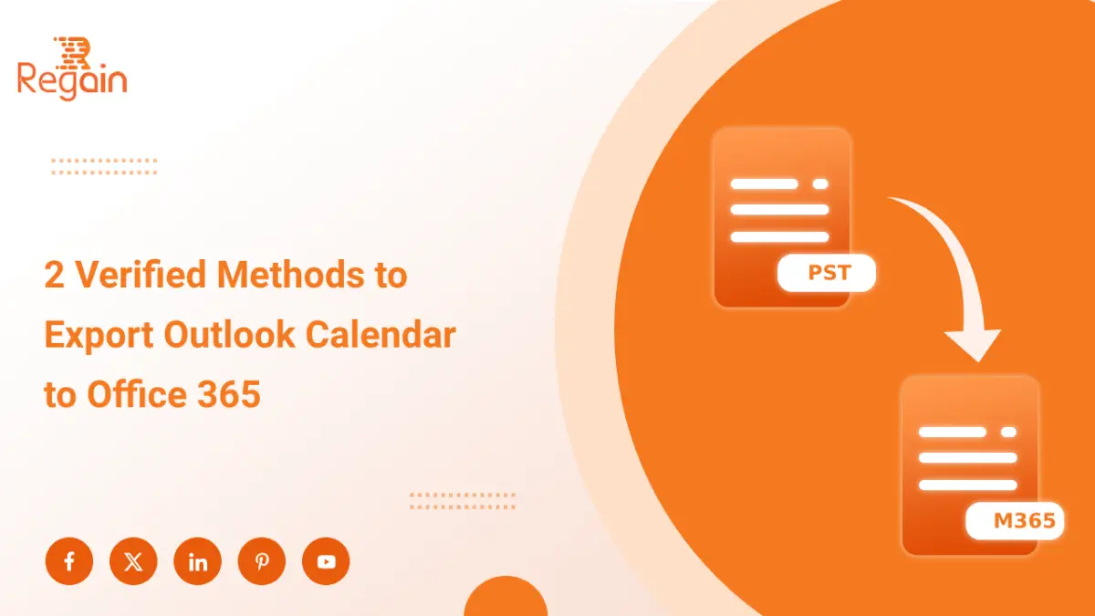 Export Outlook Calendar to Office 365 – 2 Verified Methods