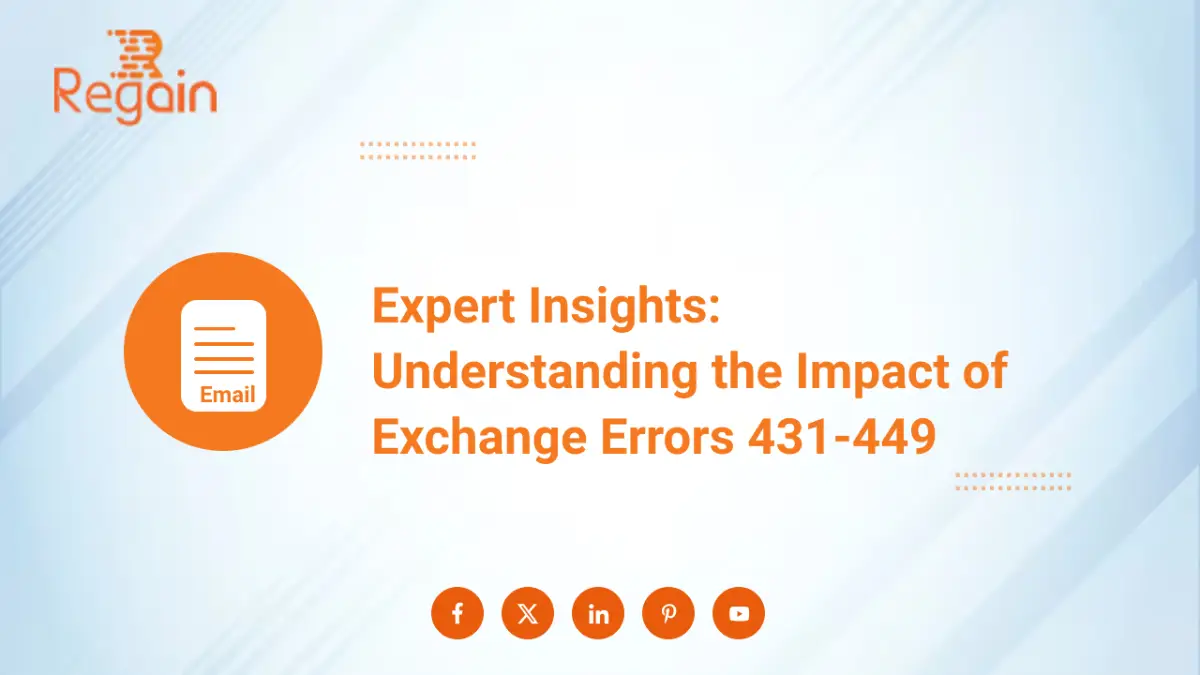 Exchange Server Errors 431, 432, 441, 442, 446, 447, 449: Causes and Fixes