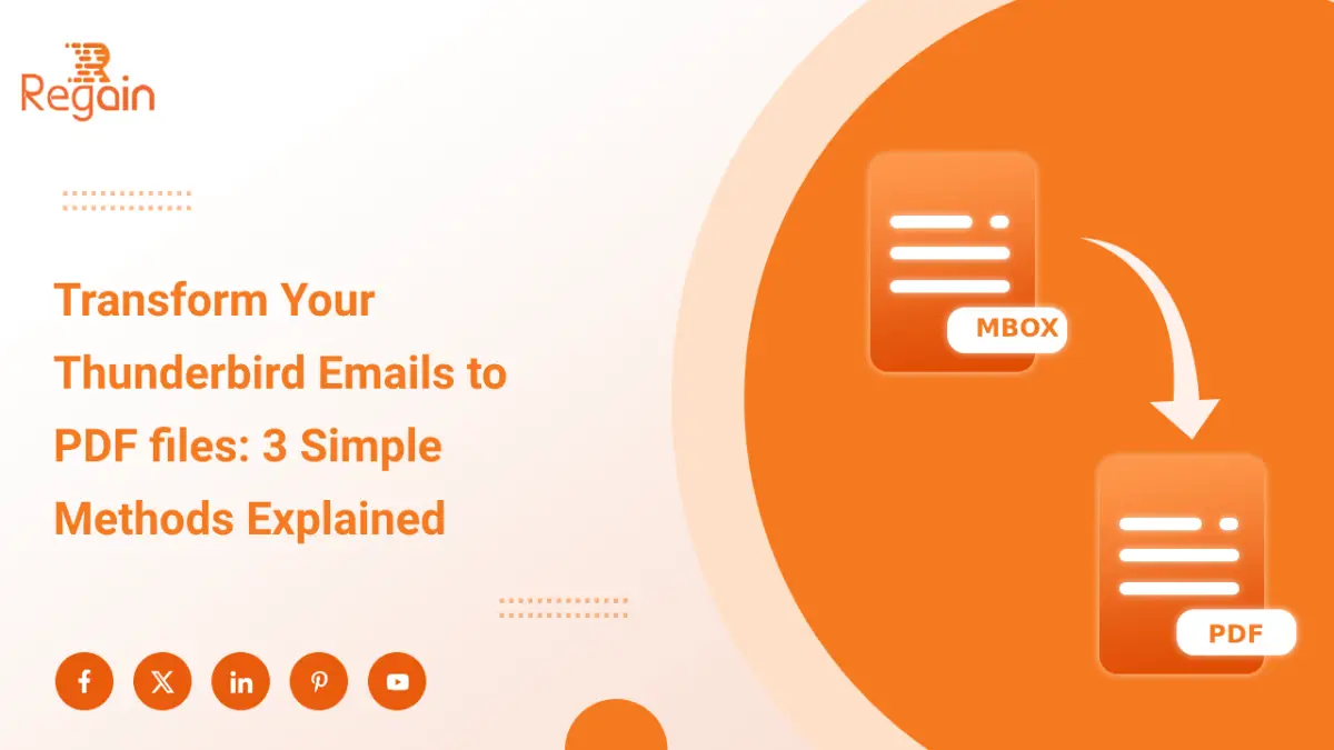 Export Thunderbird emails to PDF – Top 3 Methods