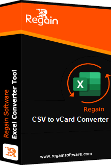 Regain CSV to vCard Converter