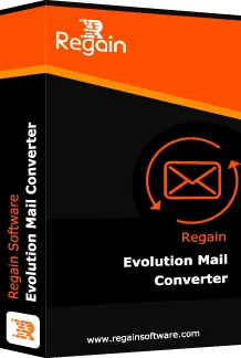 Evolution Mail to Outlook Converter box