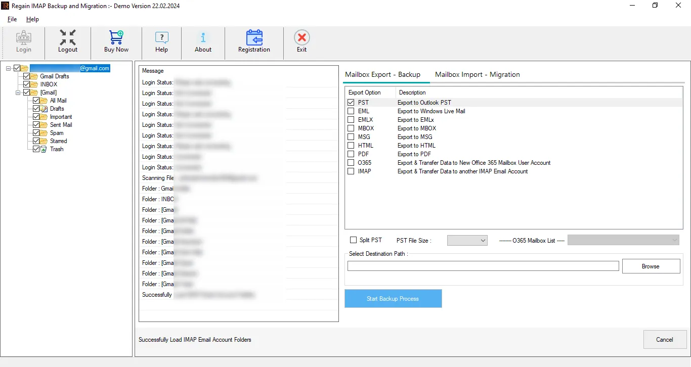 Export Emails from SBCGlobal Mail to Gmail
