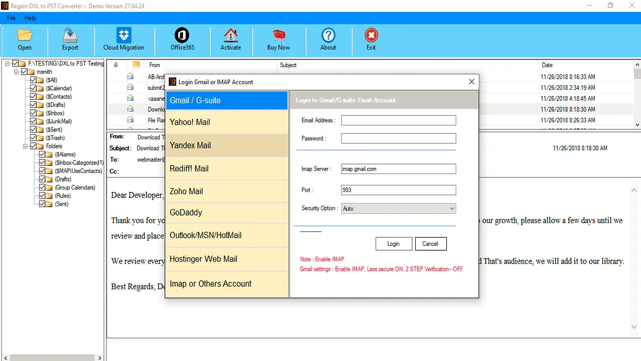 DXL to Cloud Migration