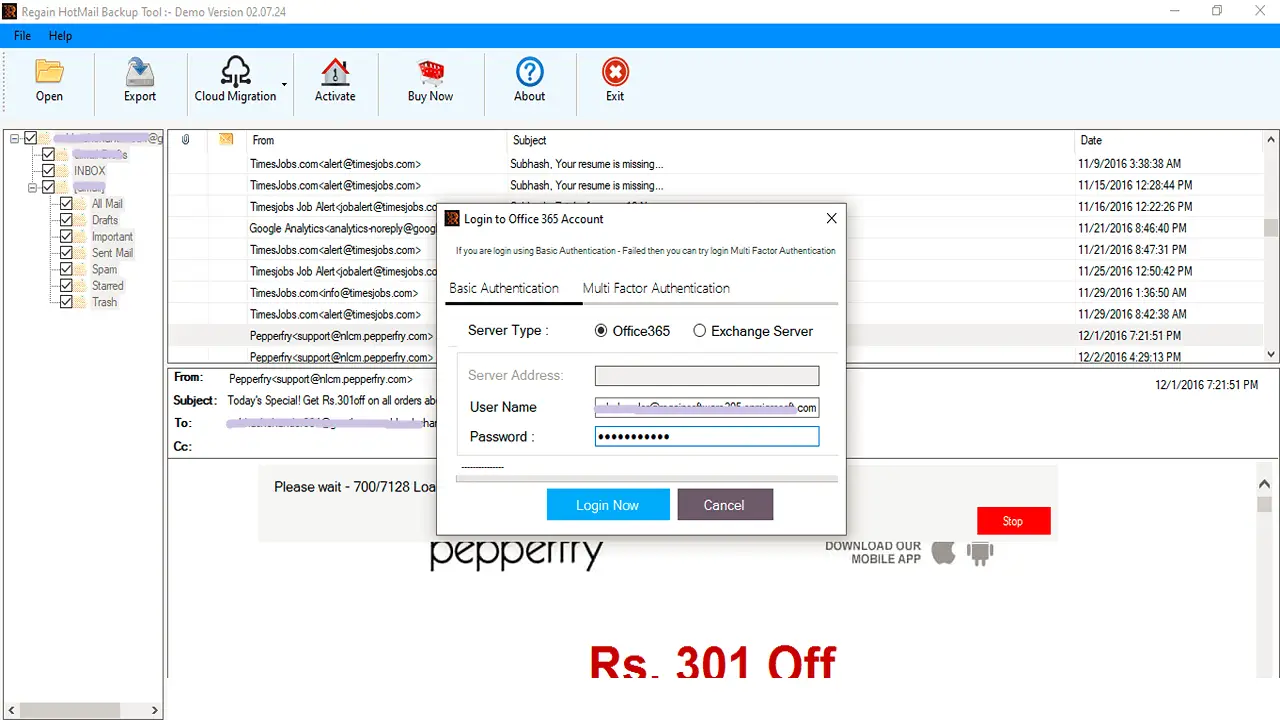 Hotmail to Office 365