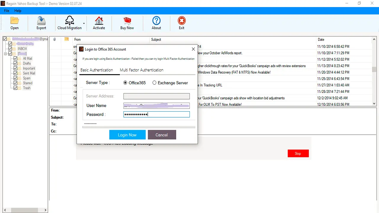 Yahoo Mail to Office 365 Migration