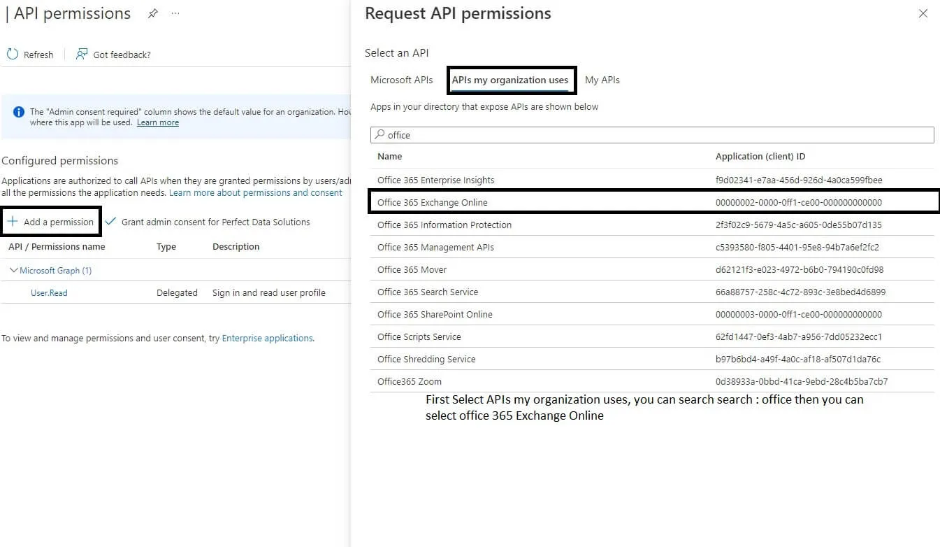 Request API Permission